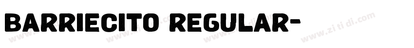 barriecito regular字体转换 barriecito regular字体转换